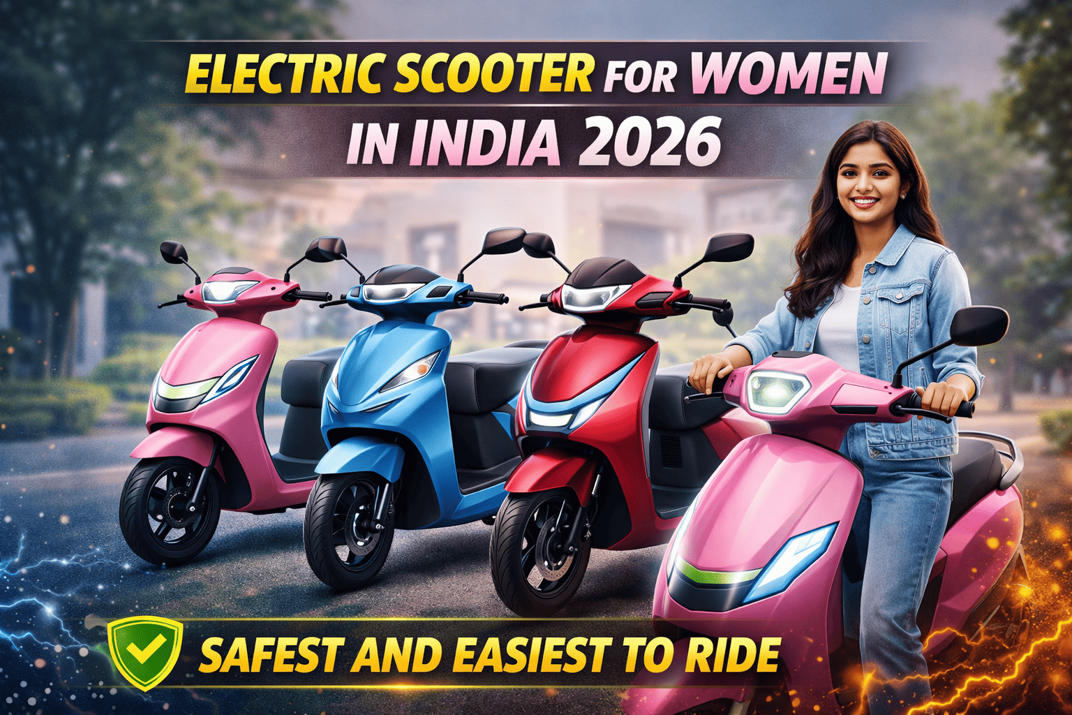 Electric Scooter for Women in India 2026 – Safest and Easiest to Ride