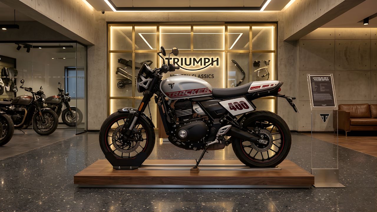 Triumph Tracker 400: Stylish Flat-Track Inspired Bike with Powerful Performance
